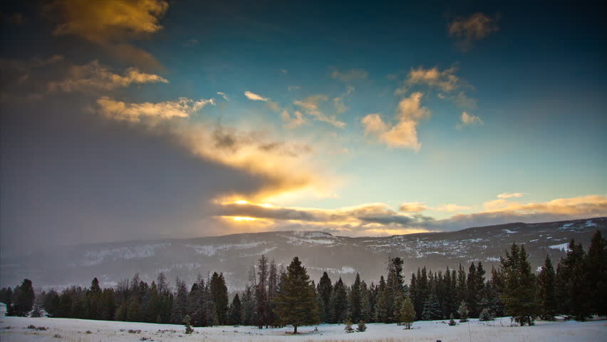 Sunrise over Big Sky Montana 2