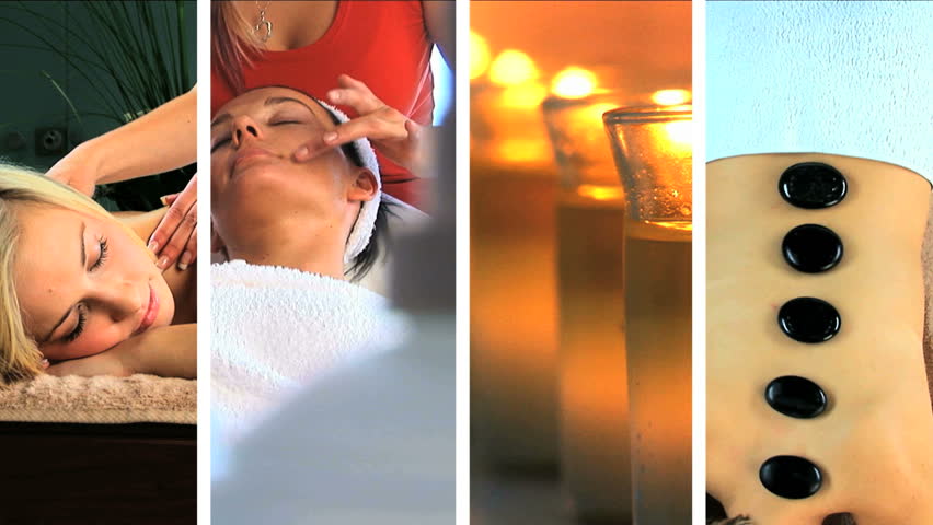 Images of luxury spa treatments 