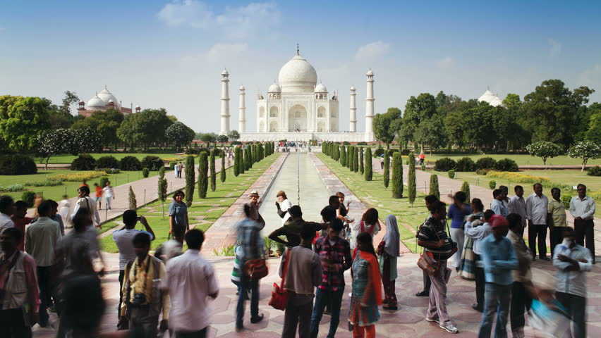 Taj Mahal, UNESCO World Heritage Site, Agra, Uttar Pradesh state, India, Asia