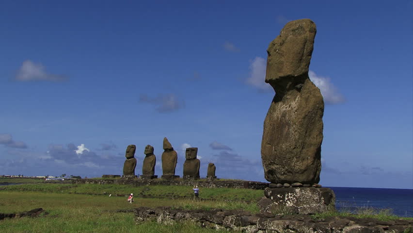 Moai Statues on Easter Island