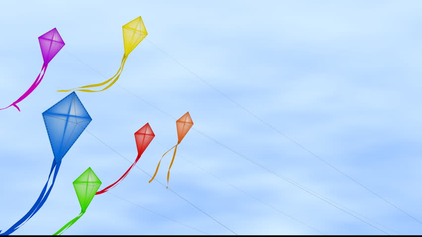 kites in the sky