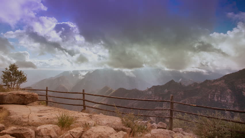 timelapse of the incredible copper canyon (Barrancas del Cobre), northern mexico.