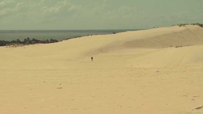 SAND DUNES, BRAZIL- CIRCA 2010: Dune Buggy on the Sand 