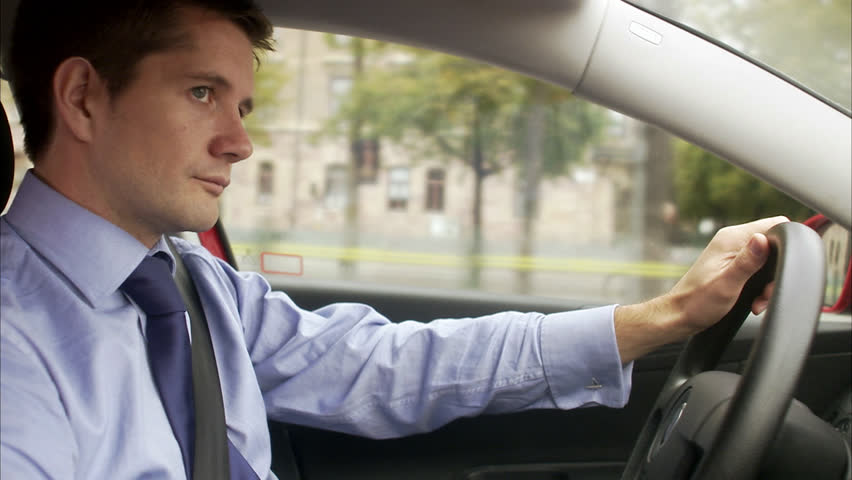 A Man Driving A Car Stock Footage Video 2615600 Shutterstock