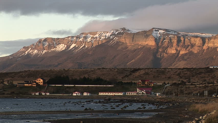 Coastline in Puerto Natales, Chile
