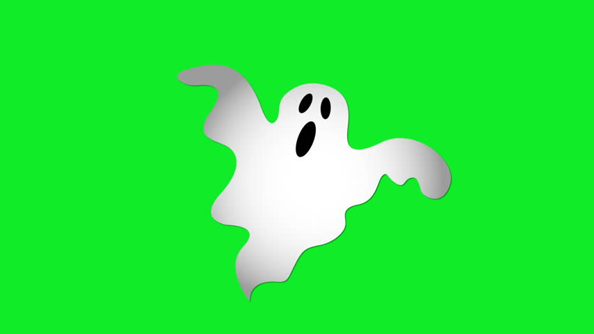 Animation Ghost Moving Center Screen On Stock Footage Video (100%  Royalty-free) 2697443 | Shutterstock