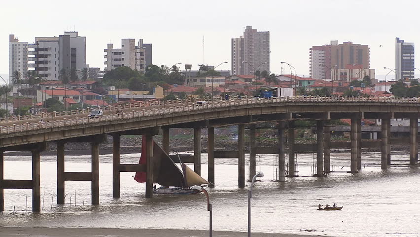 MARANHAO, BRAZIL - January 2008: Bridge in the city of Sao Luis, in Maranhao, Brazil