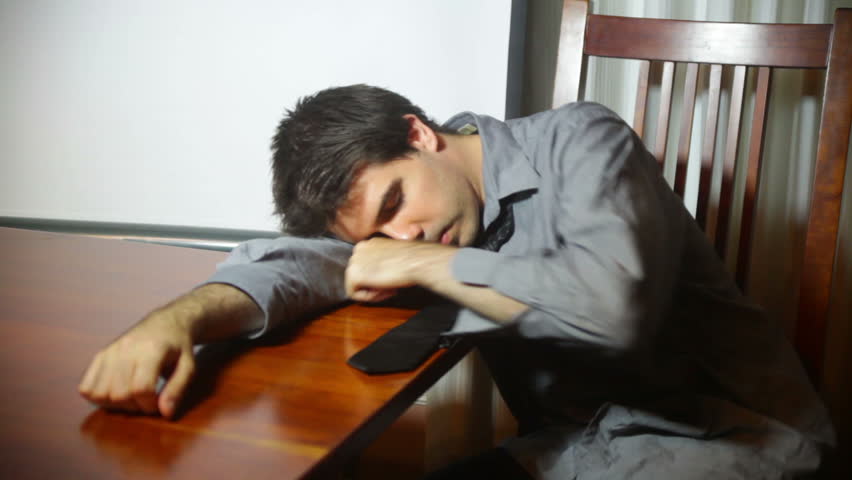 overworked or sleeping on the job