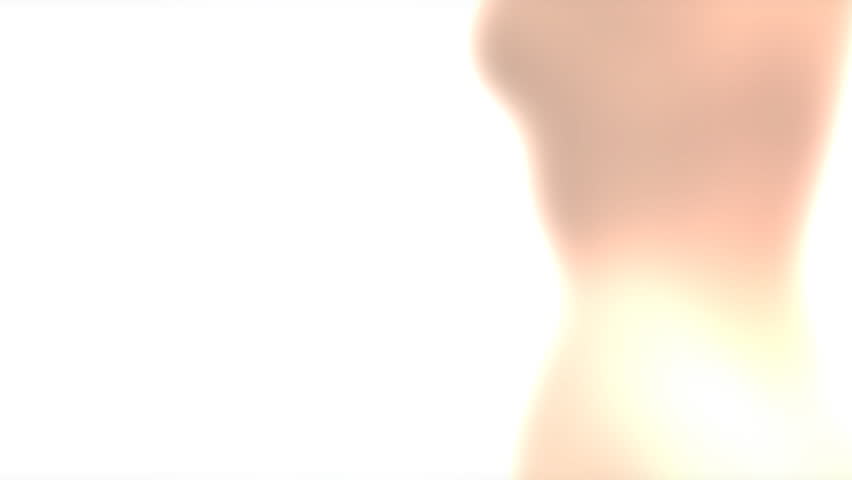 naked woman dancing out of focus