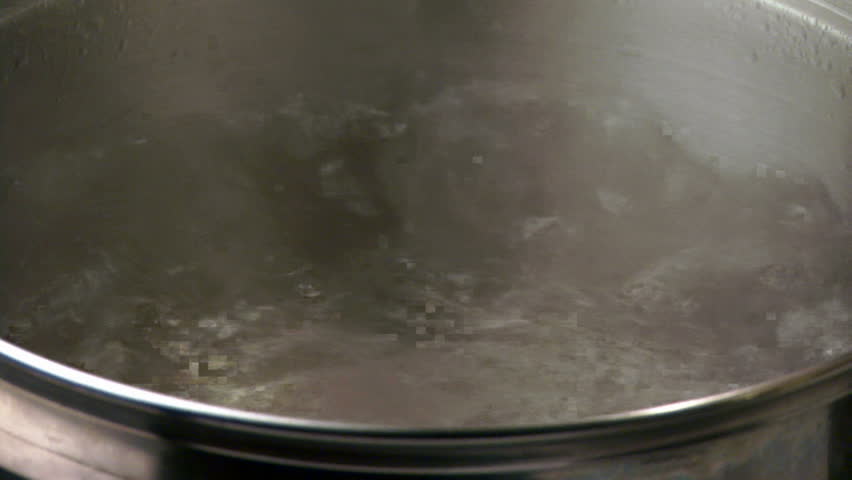 Boiling water