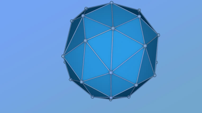 3d abstract molecule
