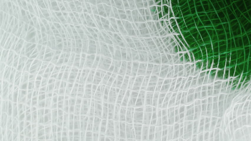  Fabric absorbs Ink paint. Macro.