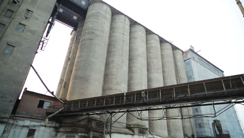 Granary grain elevators