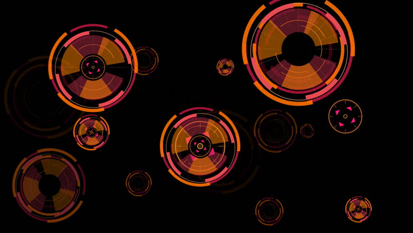 abstract circular elements
