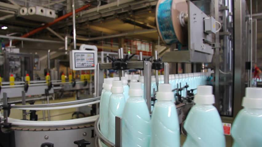 Liquid Detergent on Automated Production Line