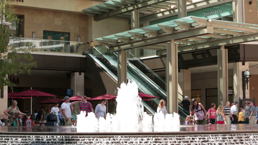 SALT LAKE CITY, UTAH SEPT 2012: After grand opening City Creek Center. Develop revive urban blight and downturn. Commercial, residential and office. Owned by Mormon church to beautify area. Water.