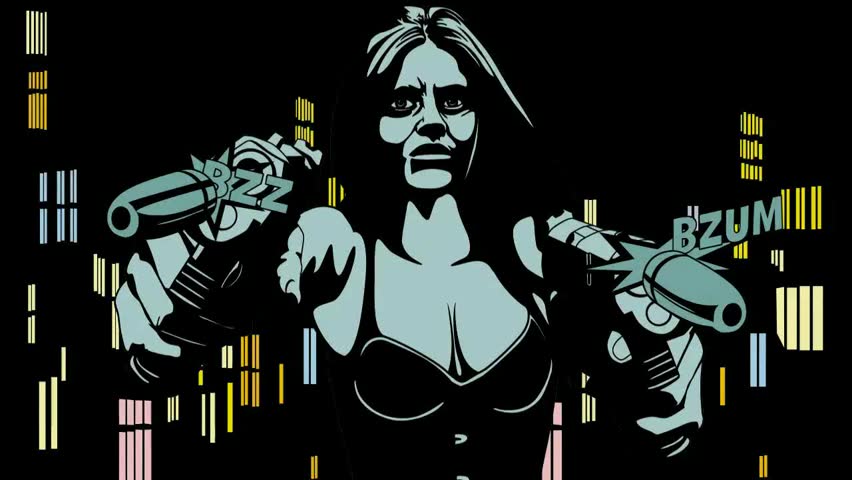 girl guns attack