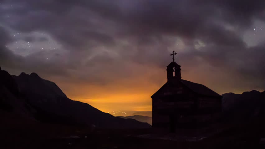 Mountain Church Time Lapse
