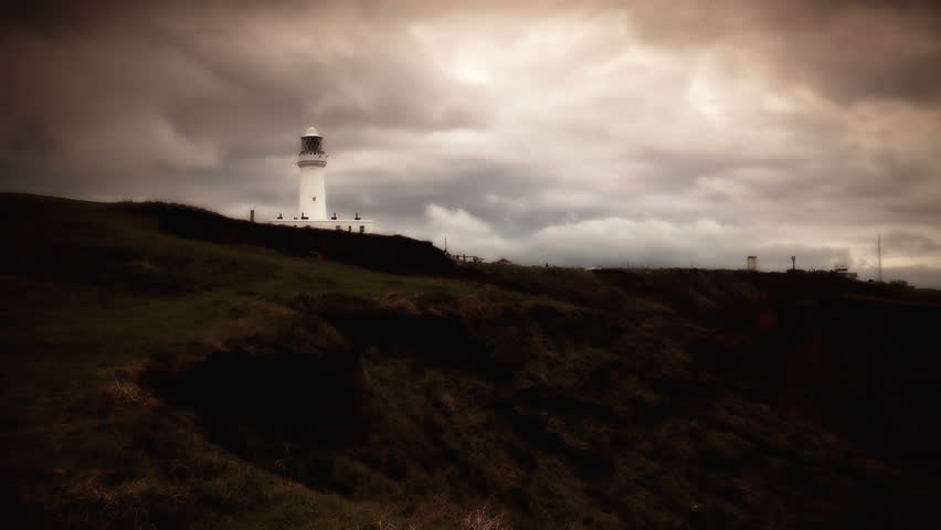 Light House on Flamborough Head, East Yorkshire.