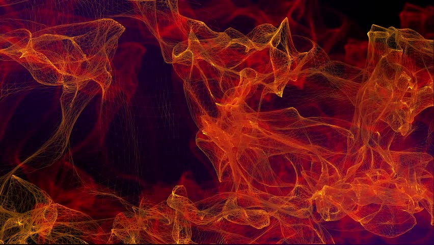 Abstract Element and Background - Particle Animation - 4 - Hot