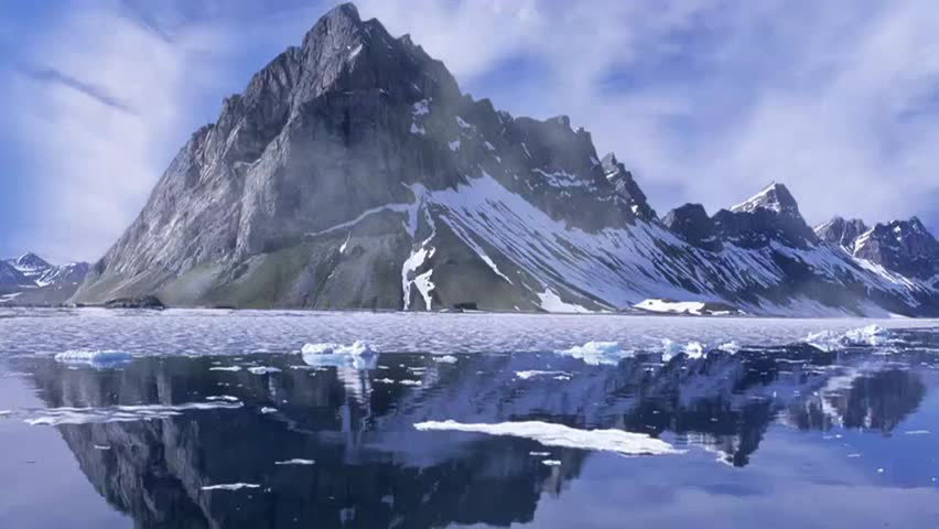Animated Mountain Scene render