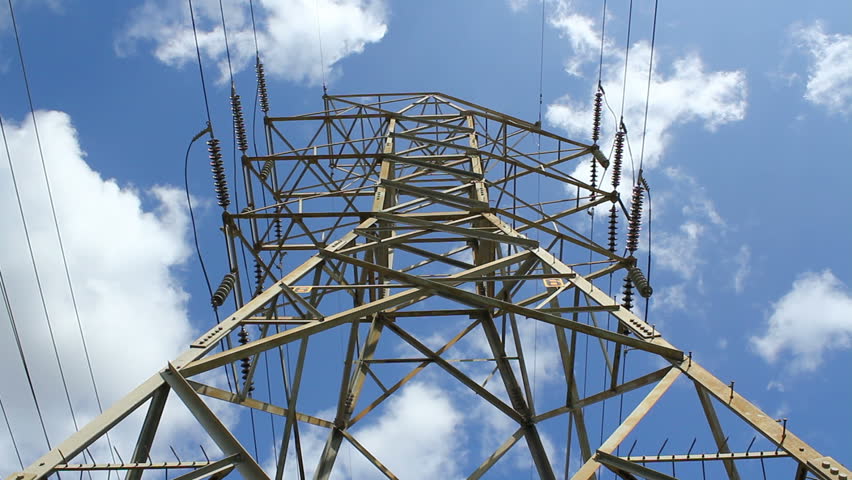 high voltage electric power tower