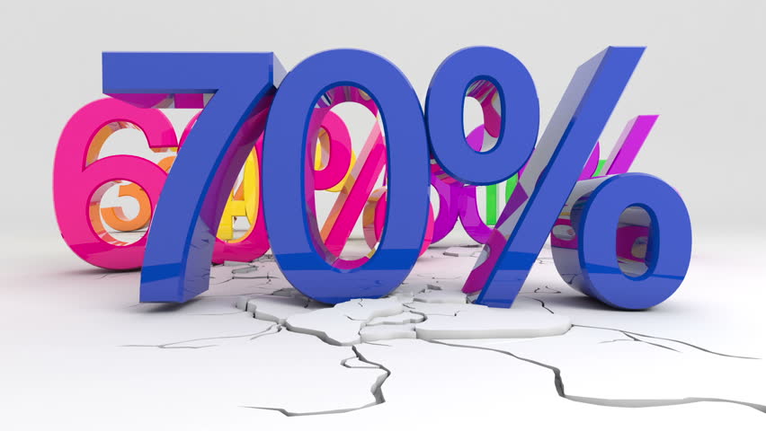Special offer, sale, discount, percentages
Animation of color discount.
Two versions - with and without a depth of field