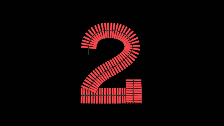 Chinese Fire Crackers - two
Exploding Chinese Firecrackers in a number two shape. With alpha channels and shadows. Use multiple clips to create your own text.

