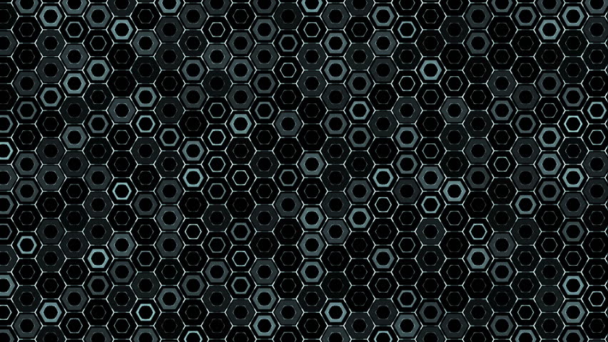 Green Hexagonal Background.Seamless Loop Stock Footage Video 8813539