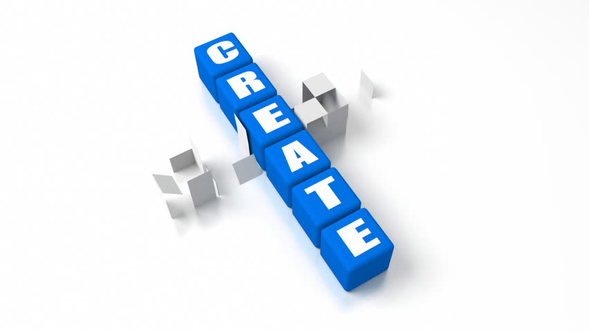 Create Ideas crosswords. Part of a business concepts series.
