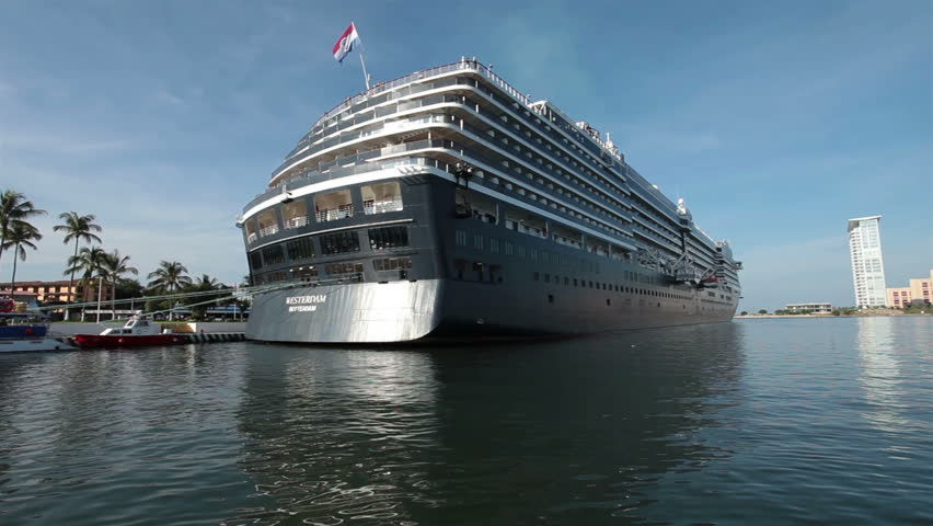 PUERTO VALLARTA MEXICO NOV 2012: After years of economic turmoil and dangerous Mexican drug wars, commercial cruise ships return in greater numbers to Mexico Riviera ports.