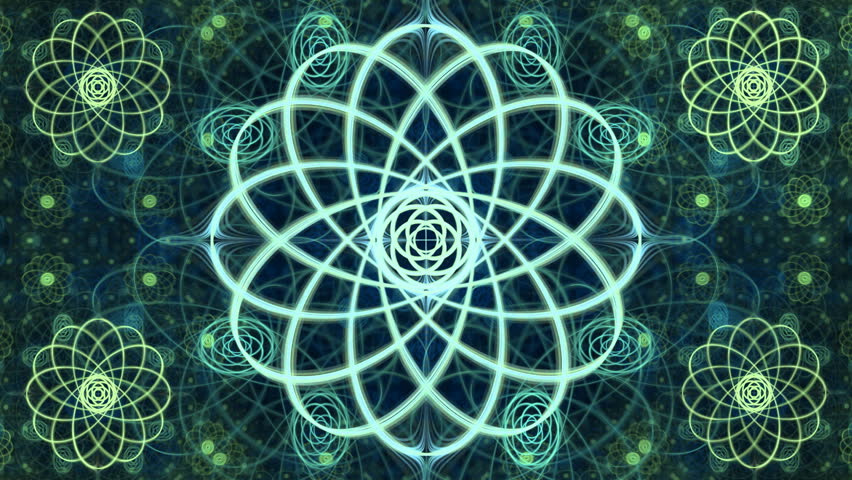Symmetry composition kaleidoscopes mandala seamless loop