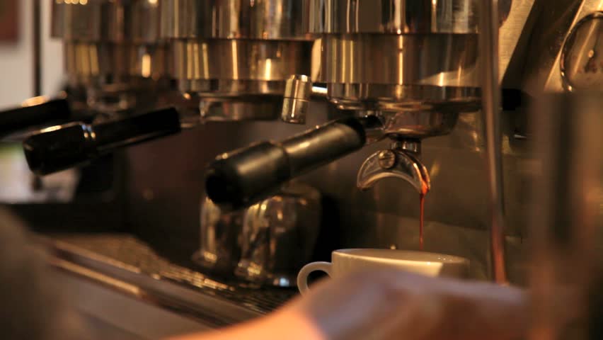 Making an espresso