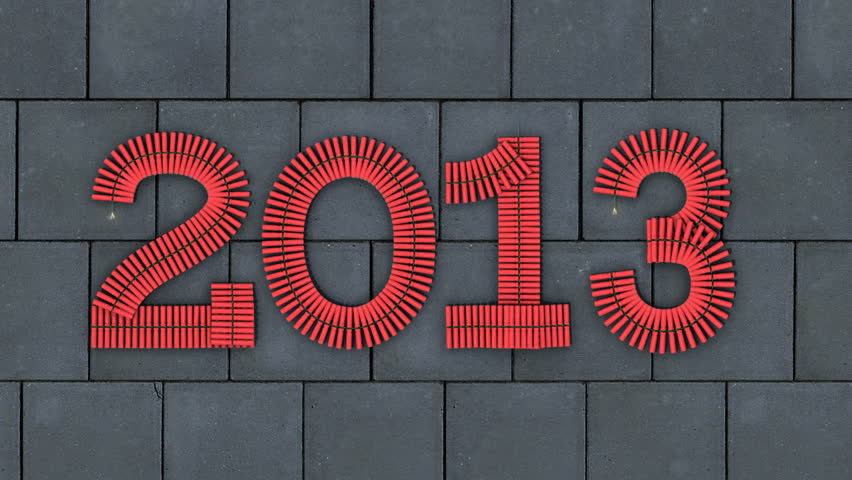 Chinese Fire Crackers - 2013
Exploding Chinese Firecrackers in a 2013 shape on a concrete tile background

