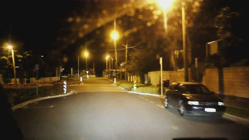 time lapse pov driving to Christchurch at night pre earthquake