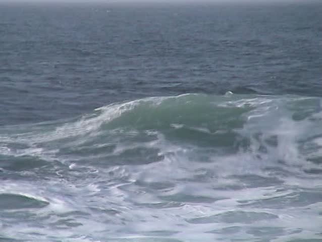 Sea waves movement