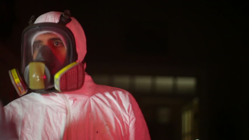 hazmat scientist directing