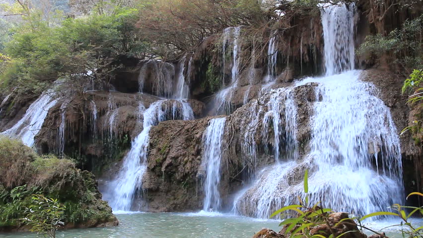 Tee Lor Su waterfall,Thailand