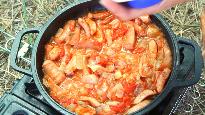 roast on a portable gas stove