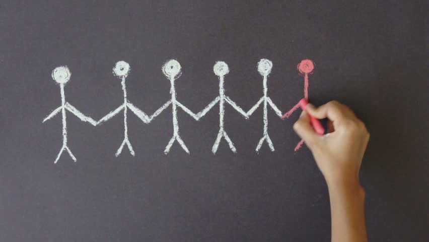 Stick People Illustration
