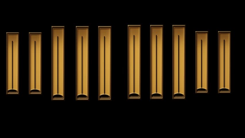 Vertical parallel needles bounce