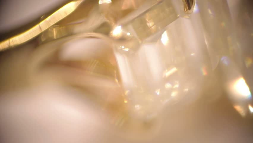 putting some rings on display. jewelry store sequence. 