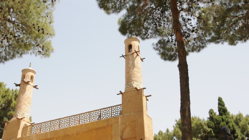 Manar Jonban ("The Swinging Minaret") mausoleum. Isfahan, Iran