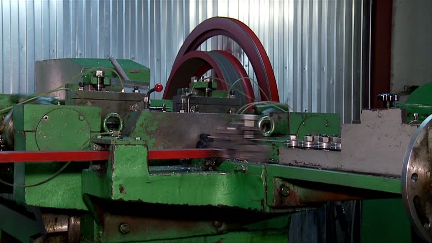 Machine tools in the production department of nails