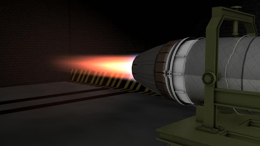 Jet engine test fired.