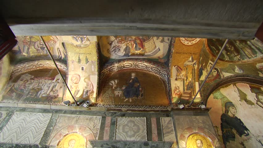 ISTANBUL - CIRCA 2013: The Chora Church in Istanbul, Turkey circa 2013. Originally built as part of a monastery complex outside the walls of Constantinople, to the south of the Golden Horn.