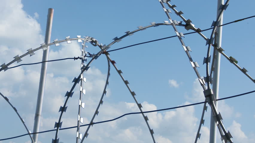 Sky Behind Barbed