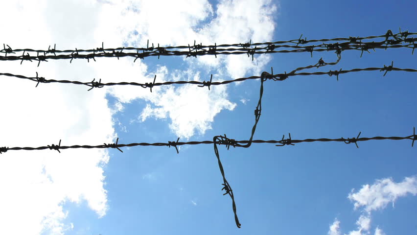 Sky Behind Barbed