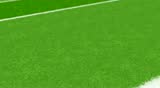 American Football Field Running from End Zone to End Zone as you see the yard markers moving by on the screen.
