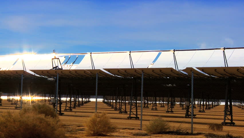 Solar panels producing sustainable energy